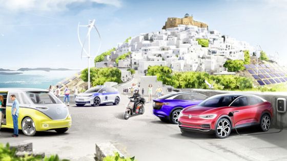 La isla inteligente de Volkswagen en Grecia se llama Astipalea