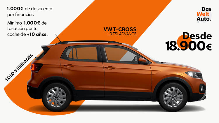 VW T-CROSS ocasión desde 18.900€