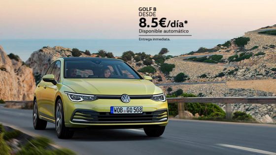 VW Golf 8 desde 8,5€/día*