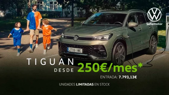 Volkswagen Tiguan desde 250€/mes*