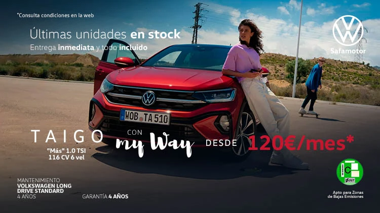 Volkswagen Taigo desde 120€/mes*