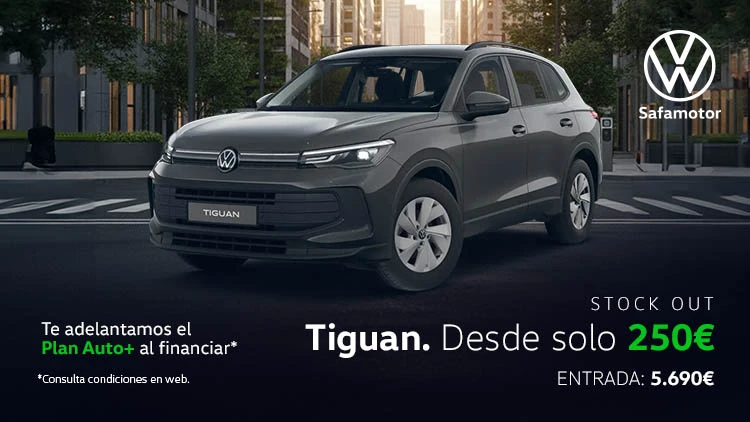 Volkswagen Tiguan desde 250€/mes*