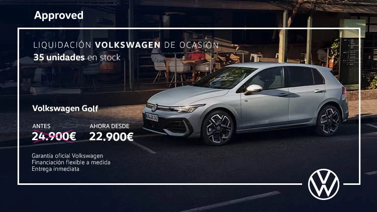 Liquidación Volkswagen de ocasión desde 21.100€*