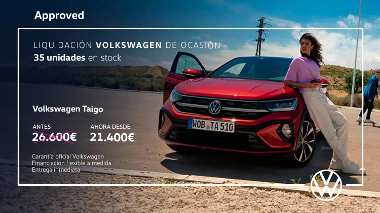 Liquidación Volkswagen de ocasión desde 21.100€*